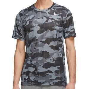 New Nike Men’s Dri-Fit Grey Camo Legend T-Shirt - Size Small NWT